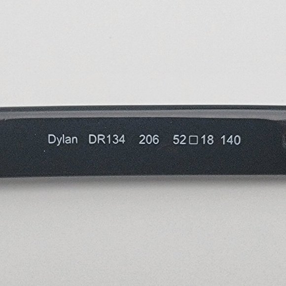 *SOLD* Dragon Dylan DR134 206 Dark Tortoise Square Eyeglasses Frame 52-18-140 - Picture 7 of 13